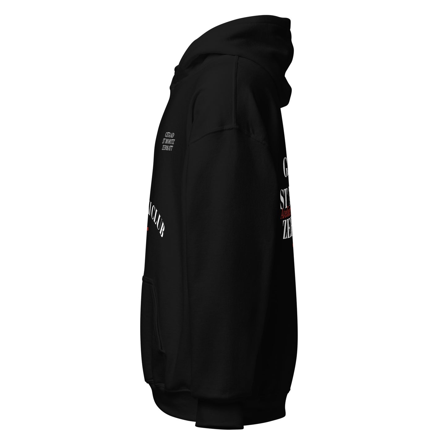 ALPINE SKI CLUB HOODIE BLACK