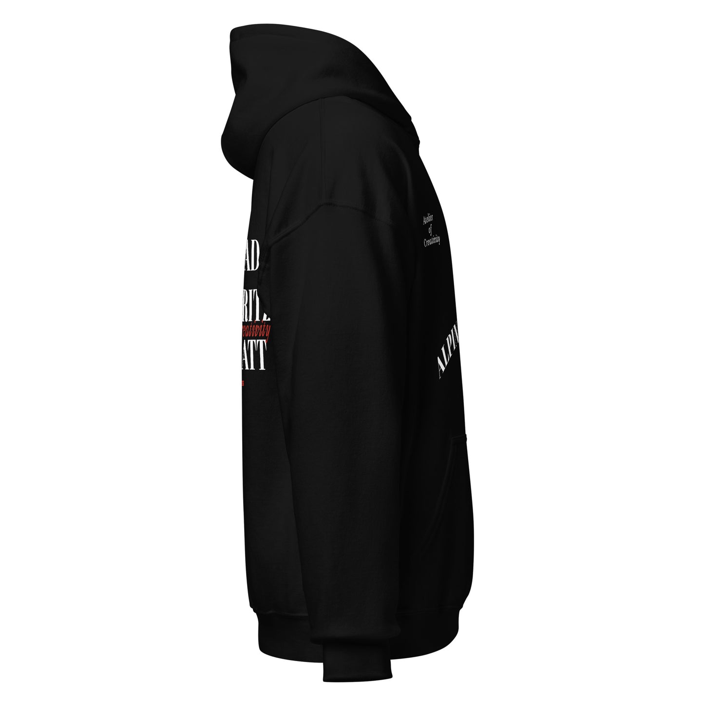 ALPINE SKI CLUB HOODIE BLACK