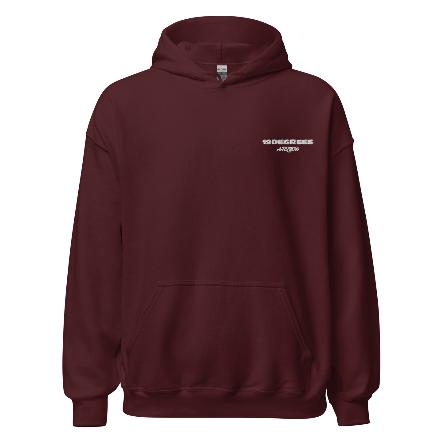 ATELIER OF CREATIVITY HOODIE MAROON