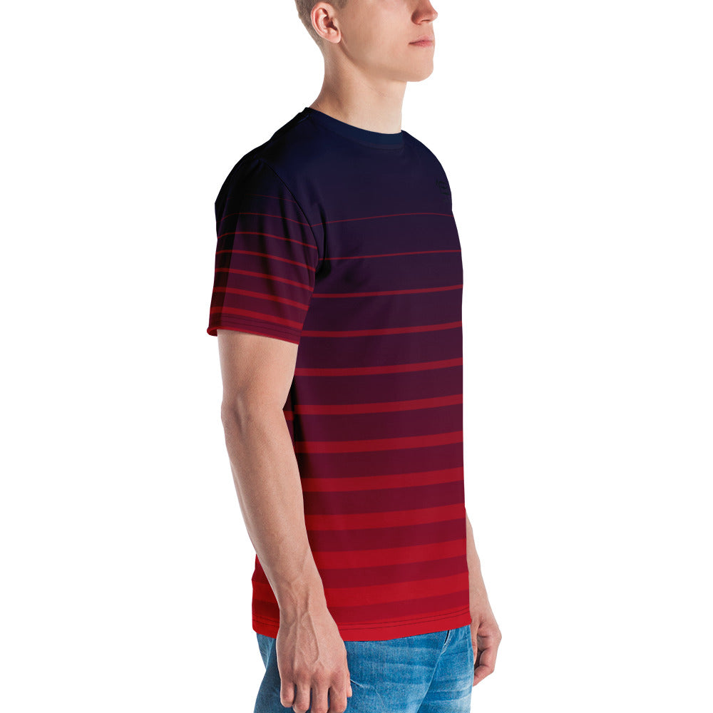 TENNIS T-SHIRT BLUExRED